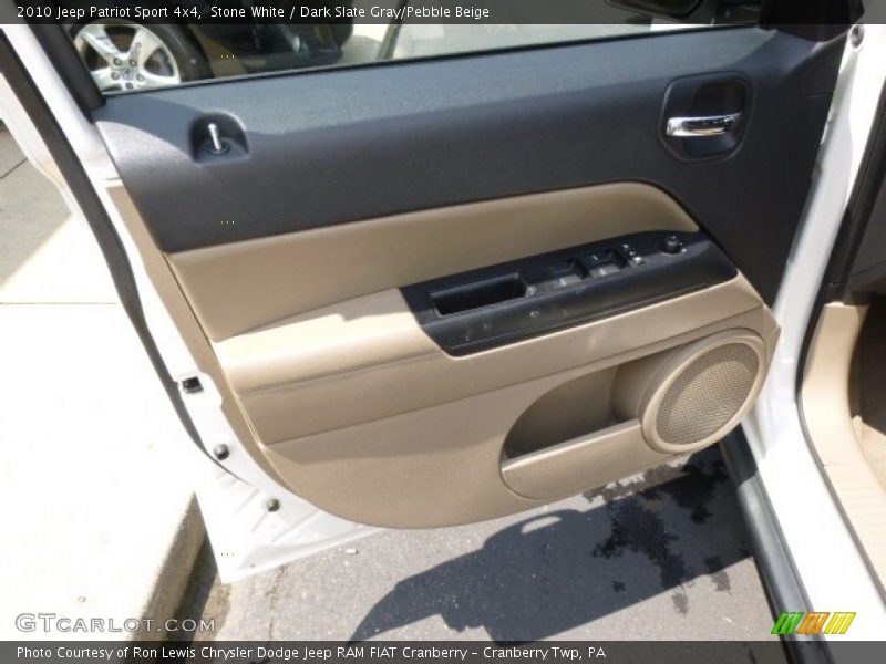 Stone White / Dark Slate Gray/Pebble Beige 2010 Jeep Patriot Sport 4x4