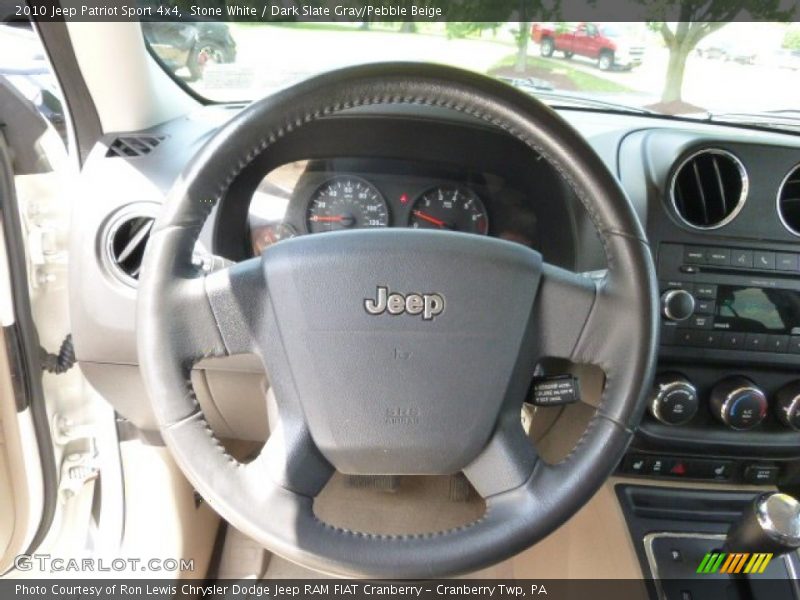 Stone White / Dark Slate Gray/Pebble Beige 2010 Jeep Patriot Sport 4x4