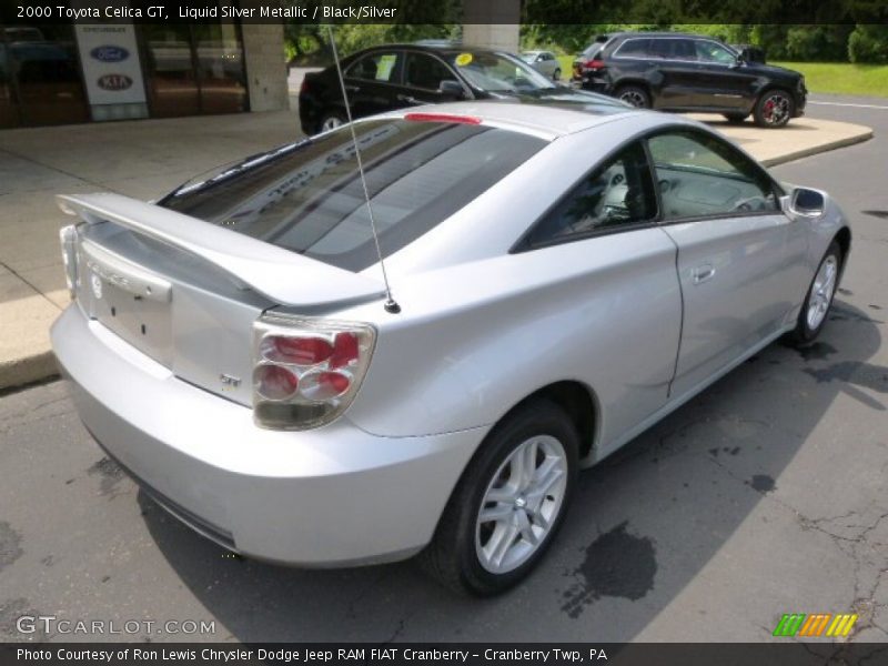 Liquid Silver Metallic / Black/Silver 2000 Toyota Celica GT