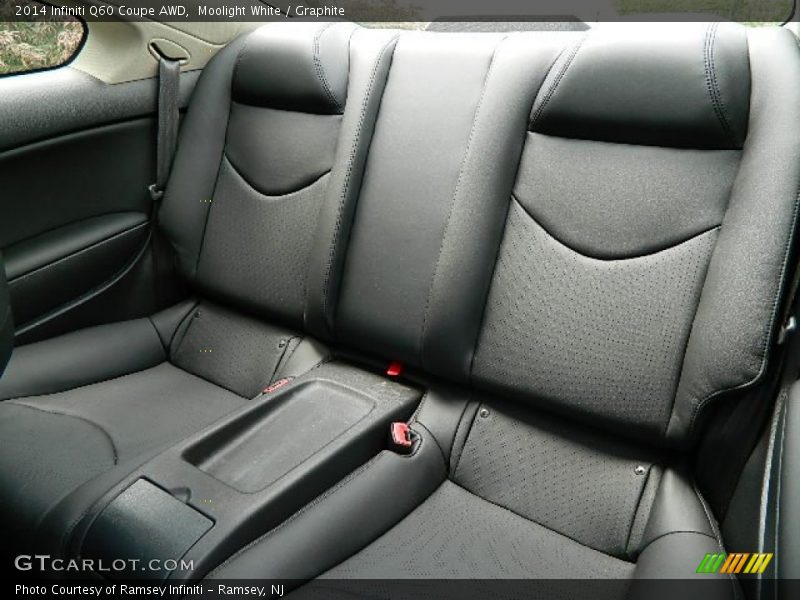Rear Seat of 2014 Q60 Coupe AWD