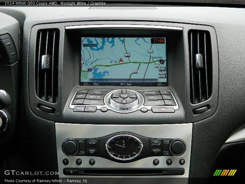 Navigation of 2014 Q60 Coupe AWD