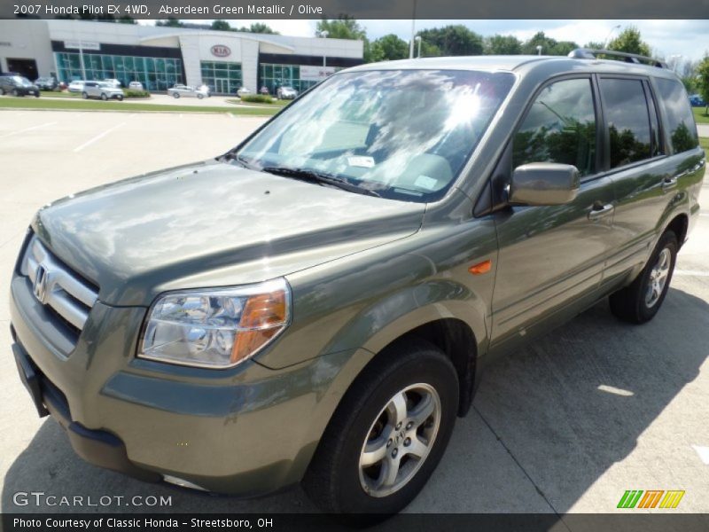 Aberdeen Green Metallic / Olive 2007 Honda Pilot EX 4WD