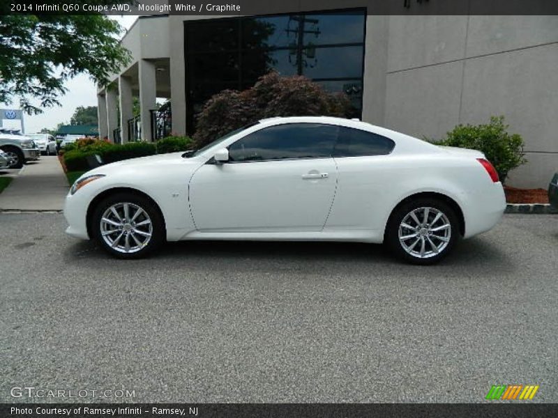  2014 Q60 Coupe AWD Moolight White