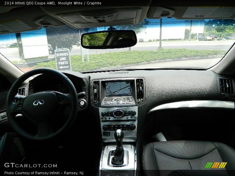 Dashboard of 2014 Q60 Coupe AWD