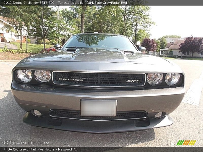 Tungsten Metallic / Dark Slate Gray/Radar Red 2012 Dodge Challenger SRT8 392
