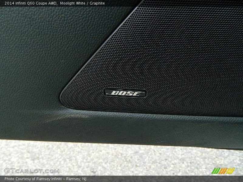 Moolight White / Graphite 2014 Infiniti Q60 Coupe AWD