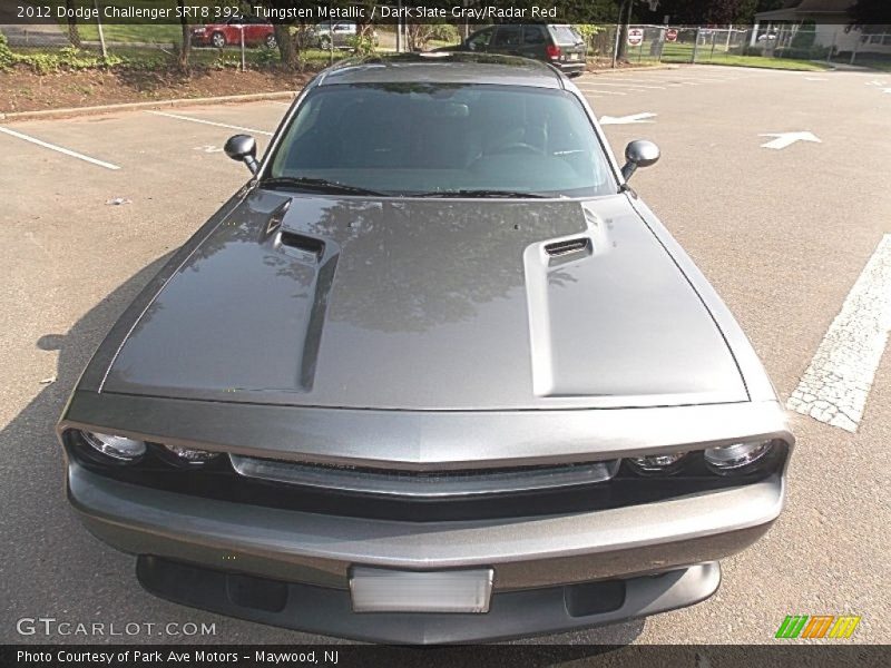 Tungsten Metallic / Dark Slate Gray/Radar Red 2012 Dodge Challenger SRT8 392