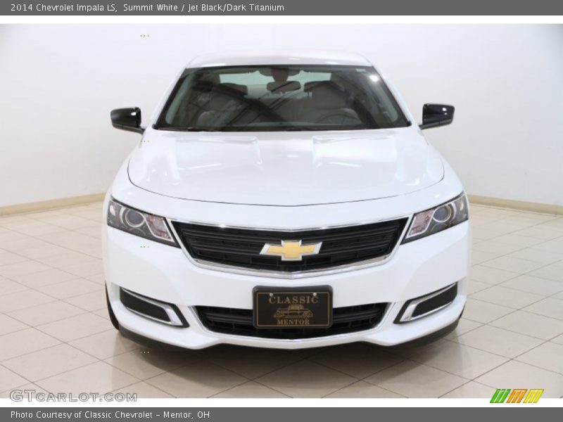 Summit White / Jet Black/Dark Titanium 2014 Chevrolet Impala LS