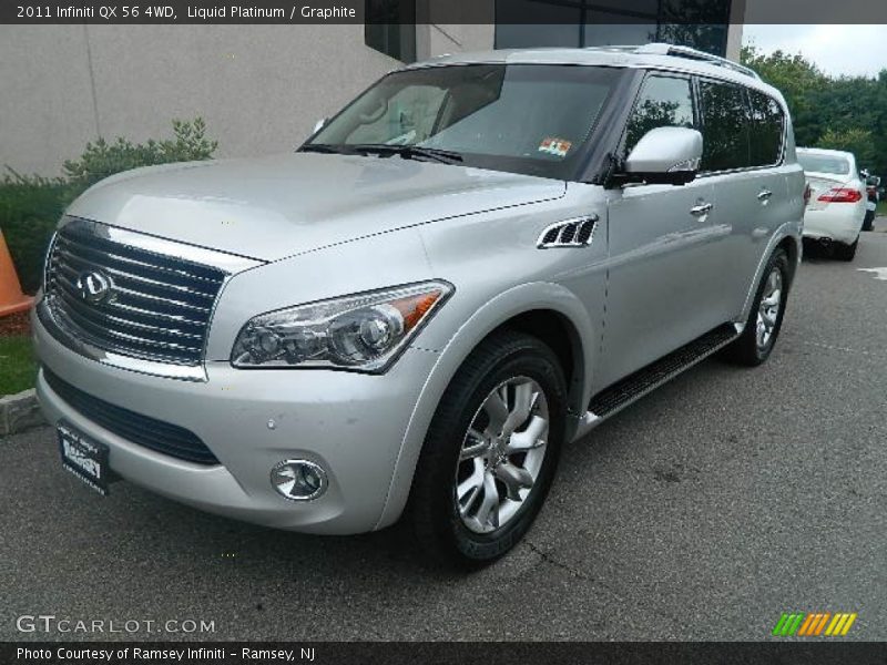 Liquid Platinum / Graphite 2011 Infiniti QX 56 4WD