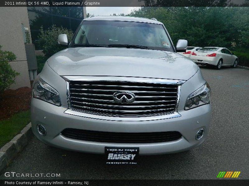 Liquid Platinum / Graphite 2011 Infiniti QX 56 4WD