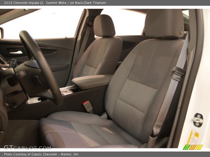 Summit White / Jet Black/Dark Titanium 2014 Chevrolet Impala LS