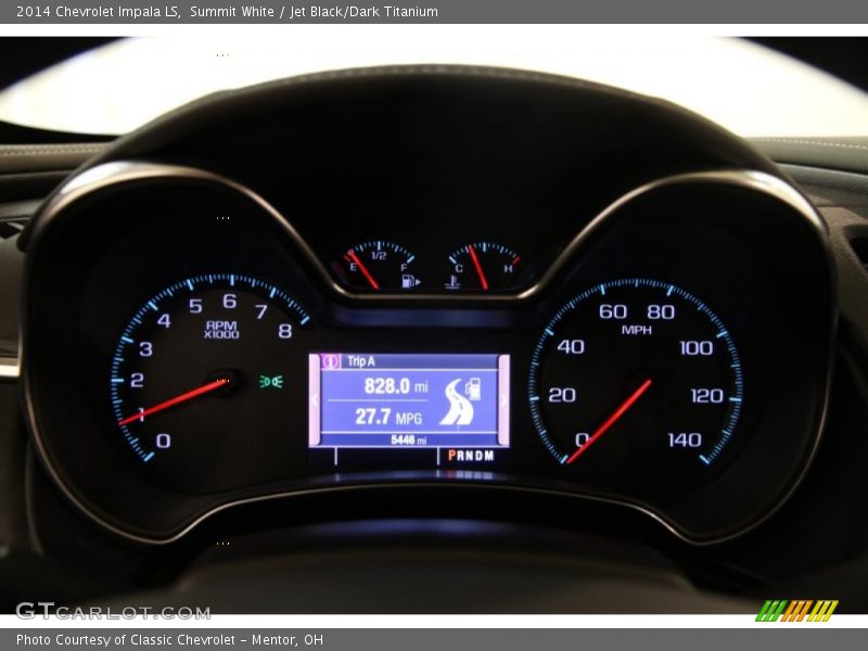 Summit White / Jet Black/Dark Titanium 2014 Chevrolet Impala LS