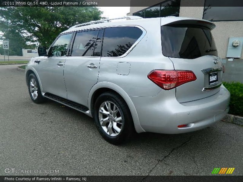 Liquid Platinum / Graphite 2011 Infiniti QX 56 4WD