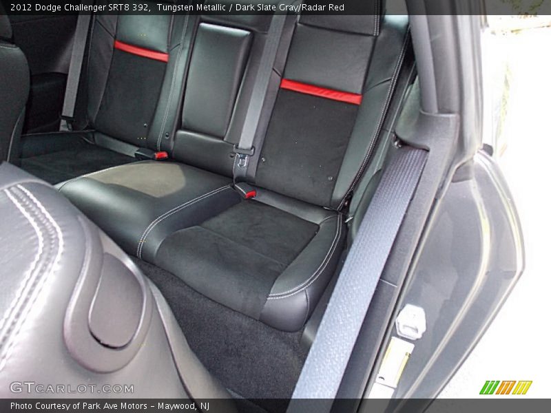 Tungsten Metallic / Dark Slate Gray/Radar Red 2012 Dodge Challenger SRT8 392