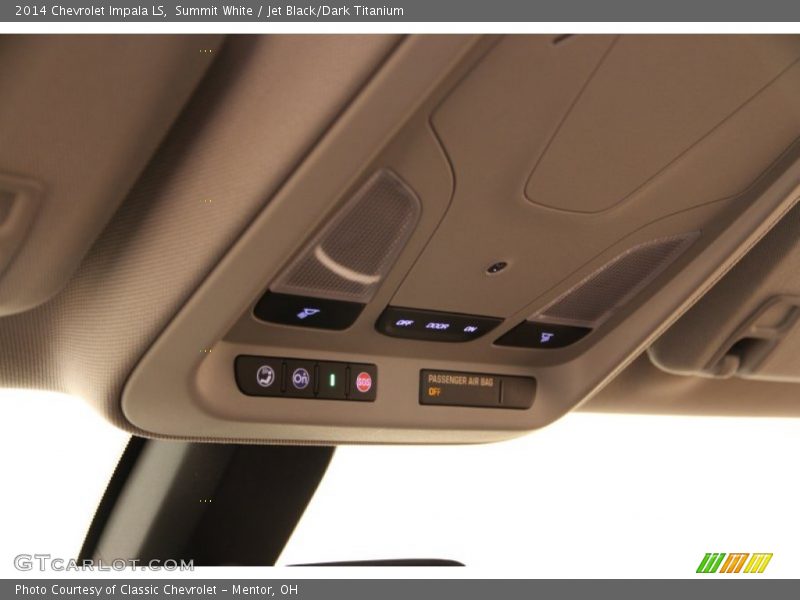 Summit White / Jet Black/Dark Titanium 2014 Chevrolet Impala LS