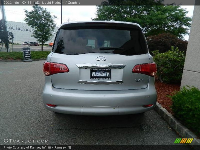 Liquid Platinum / Graphite 2011 Infiniti QX 56 4WD