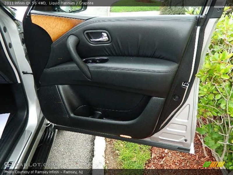 Liquid Platinum / Graphite 2011 Infiniti QX 56 4WD