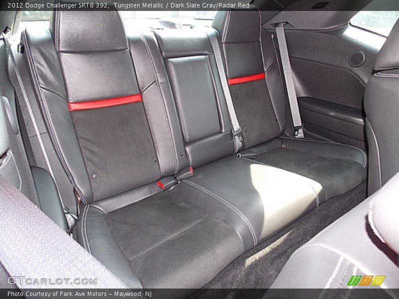 Tungsten Metallic / Dark Slate Gray/Radar Red 2012 Dodge Challenger SRT8 392
