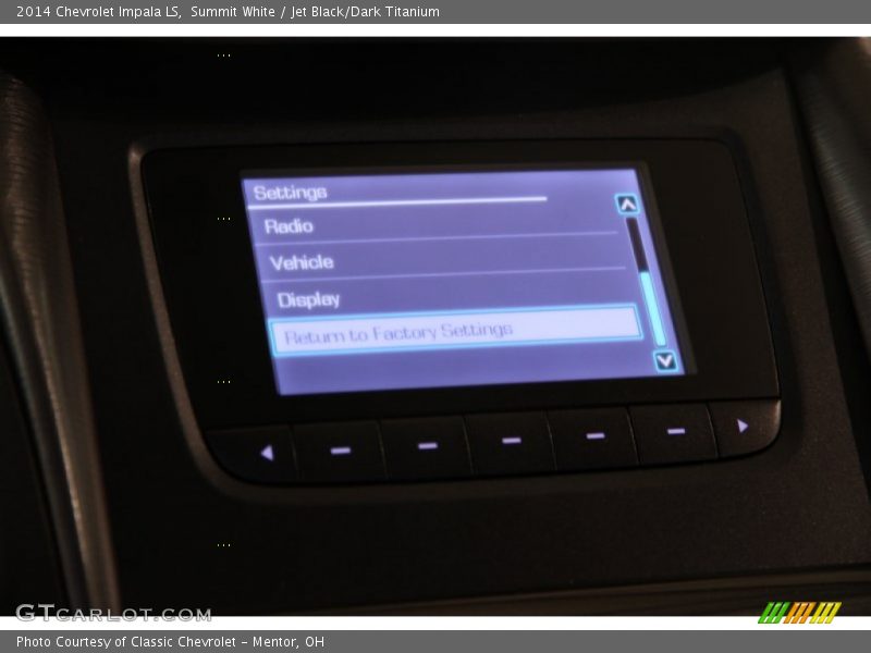 Summit White / Jet Black/Dark Titanium 2014 Chevrolet Impala LS