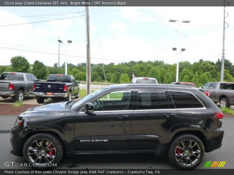 Bright White / SRT Morocco Black 2014 Jeep Grand Cherokee SRT 4x4