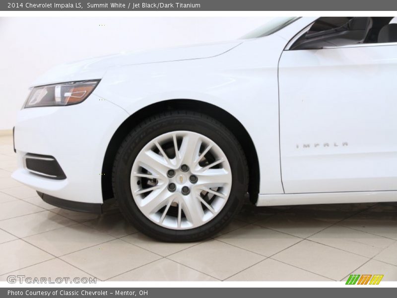 Summit White / Jet Black/Dark Titanium 2014 Chevrolet Impala LS