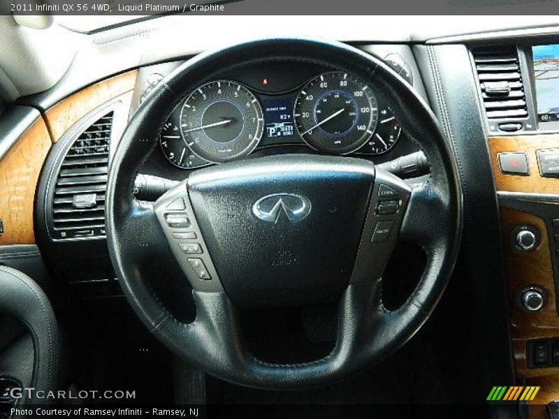Liquid Platinum / Graphite 2011 Infiniti QX 56 4WD
