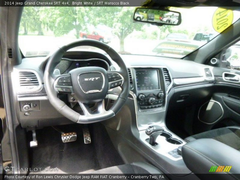 Bright White / SRT Morocco Black 2014 Jeep Grand Cherokee SRT 4x4