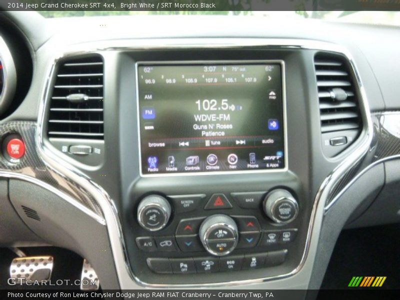 Bright White / SRT Morocco Black 2014 Jeep Grand Cherokee SRT 4x4