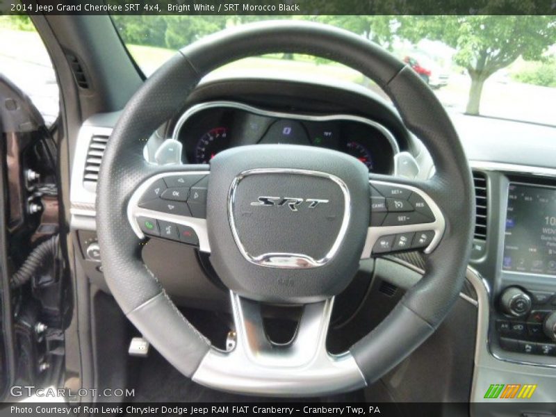 Bright White / SRT Morocco Black 2014 Jeep Grand Cherokee SRT 4x4