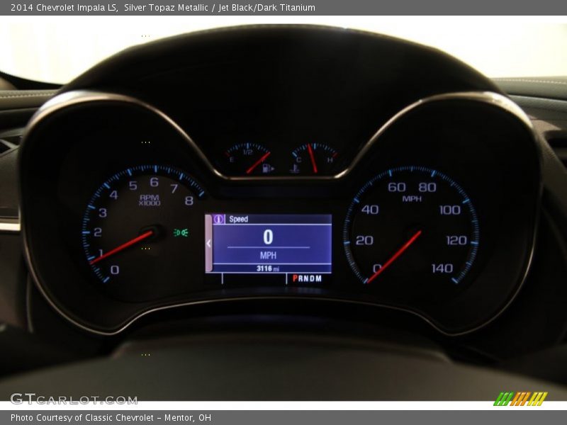 Silver Topaz Metallic / Jet Black/Dark Titanium 2014 Chevrolet Impala LS