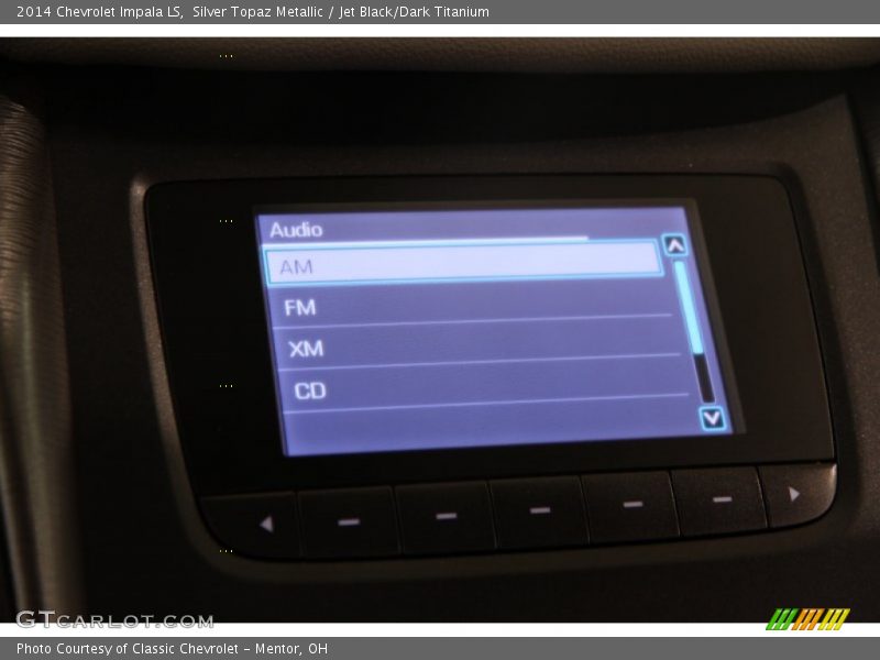 Silver Topaz Metallic / Jet Black/Dark Titanium 2014 Chevrolet Impala LS