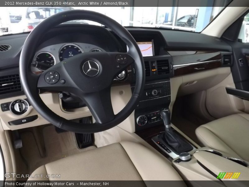 Arctic White / Almond/Black 2012 Mercedes-Benz GLK 350 4Matic