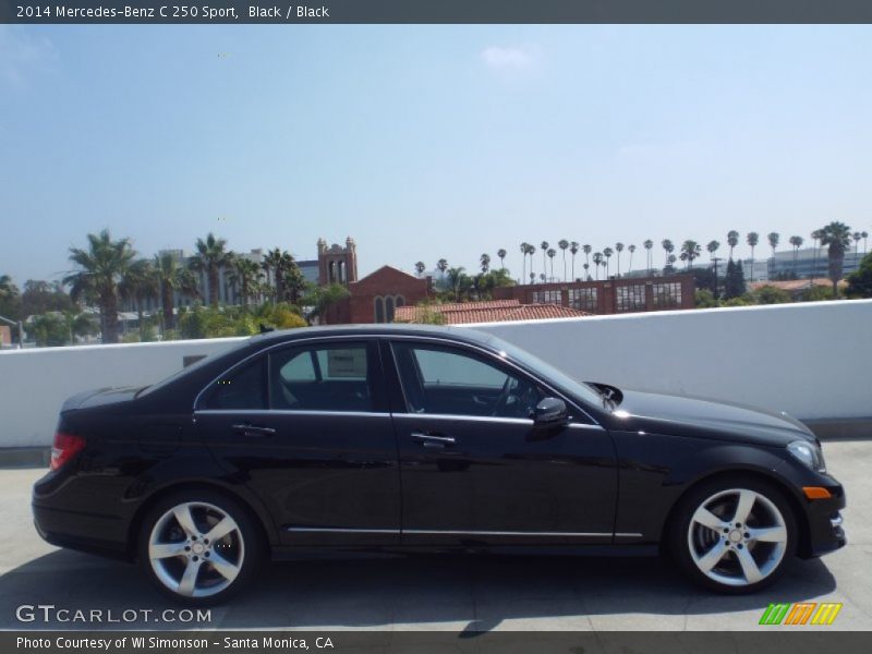 Black / Black 2014 Mercedes-Benz C 250 Sport