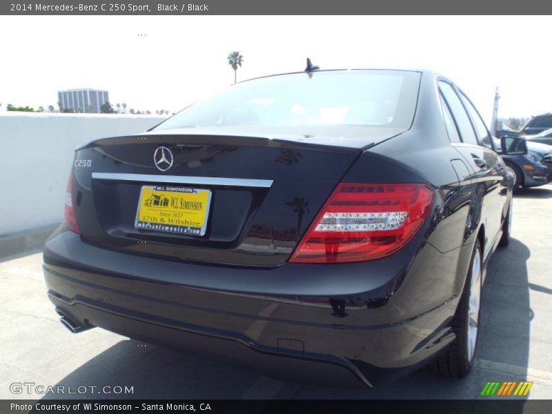 Black / Black 2014 Mercedes-Benz C 250 Sport