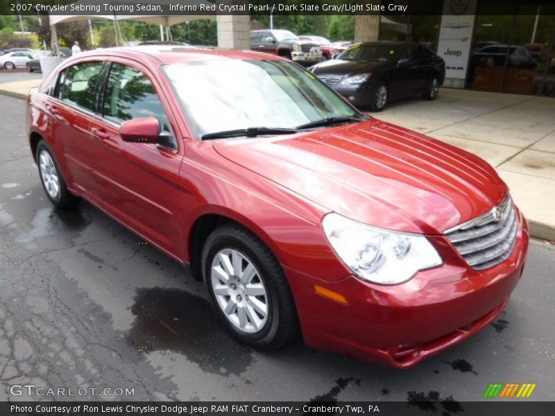Inferno Red Crystal Pearl / Dark Slate Gray/Light Slate Gray 2007 Chrysler Sebring Touring Sedan
