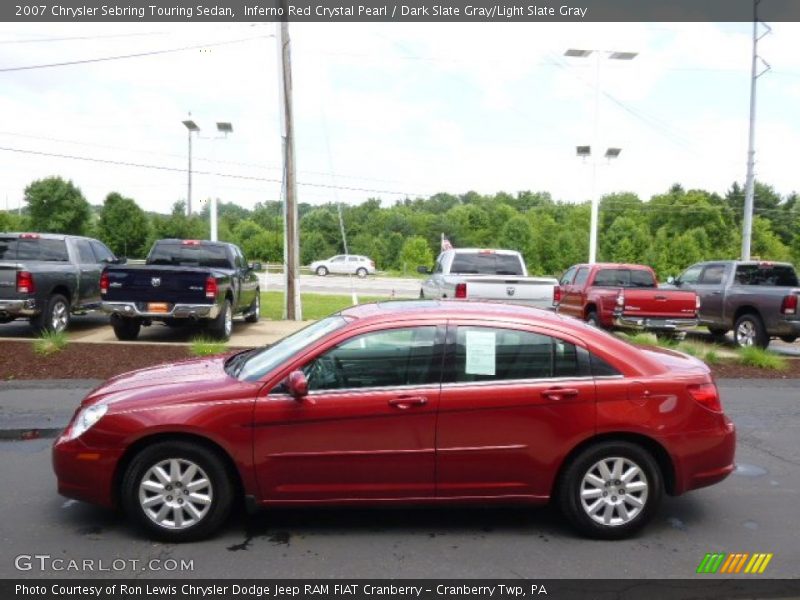 Inferno Red Crystal Pearl / Dark Slate Gray/Light Slate Gray 2007 Chrysler Sebring Touring Sedan