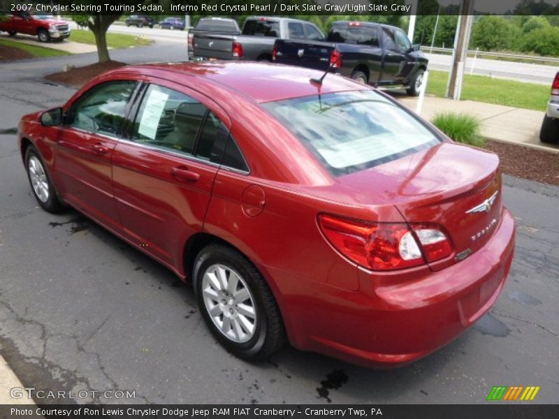 Inferno Red Crystal Pearl / Dark Slate Gray/Light Slate Gray 2007 Chrysler Sebring Touring Sedan