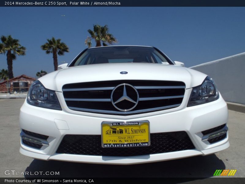 Polar White / Almond/Mocha 2014 Mercedes-Benz C 250 Sport