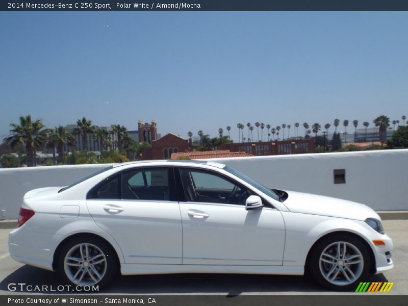 Polar White / Almond/Mocha 2014 Mercedes-Benz C 250 Sport