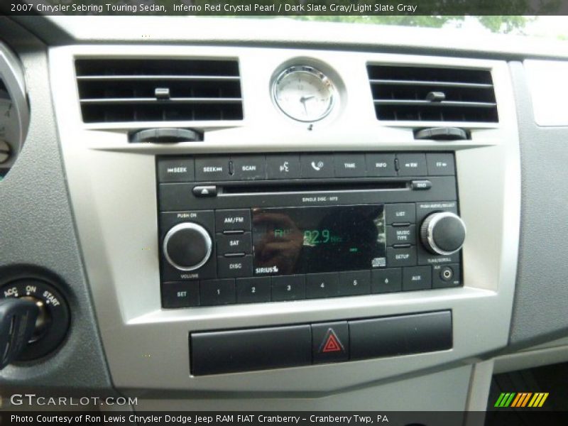 Inferno Red Crystal Pearl / Dark Slate Gray/Light Slate Gray 2007 Chrysler Sebring Touring Sedan