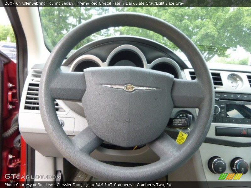 Inferno Red Crystal Pearl / Dark Slate Gray/Light Slate Gray 2007 Chrysler Sebring Touring Sedan