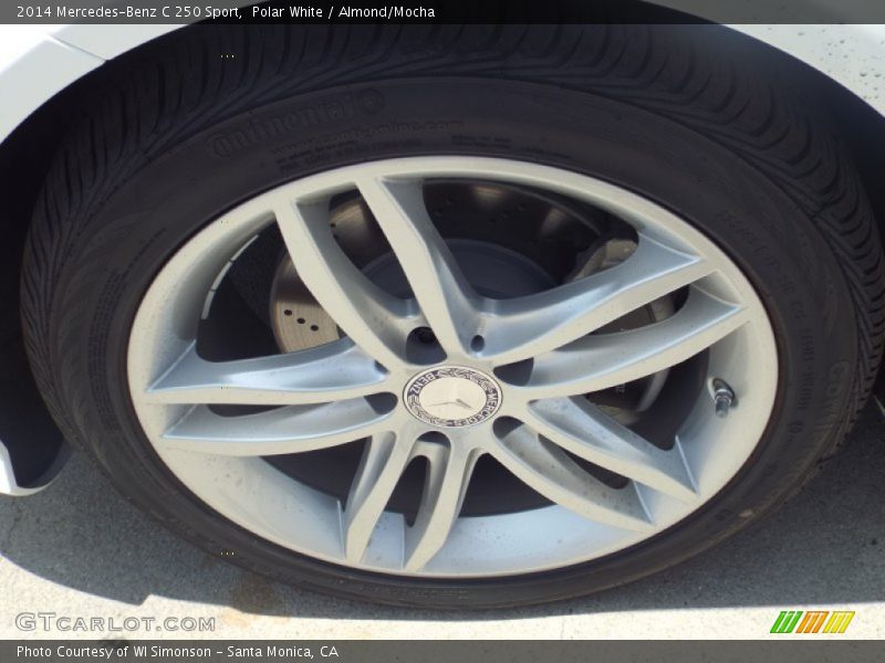 Polar White / Almond/Mocha 2014 Mercedes-Benz C 250 Sport