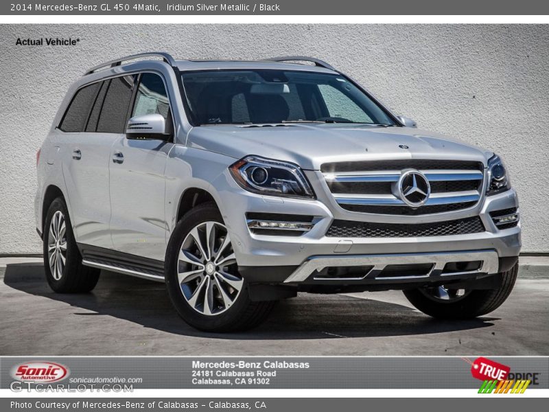 Iridium Silver Metallic / Black 2014 Mercedes-Benz GL 450 4Matic