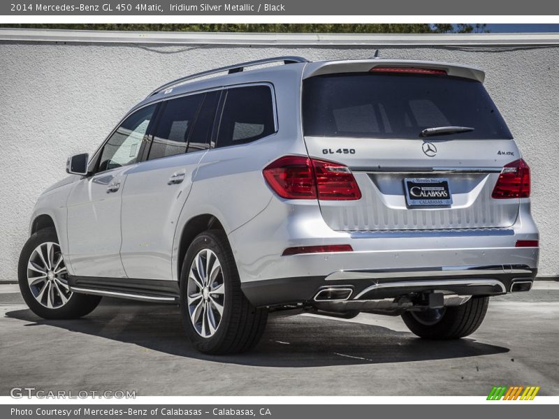 Iridium Silver Metallic / Black 2014 Mercedes-Benz GL 450 4Matic