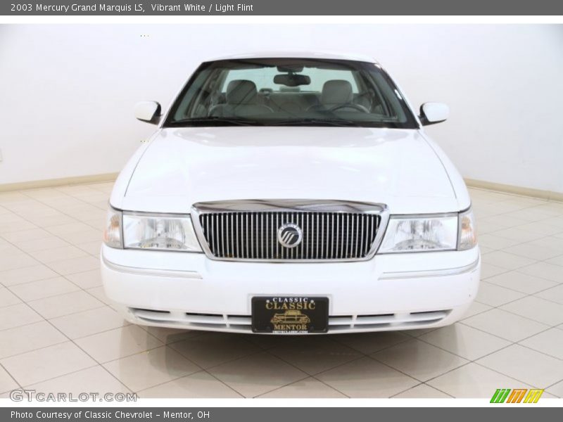 Vibrant White / Light Flint 2003 Mercury Grand Marquis LS