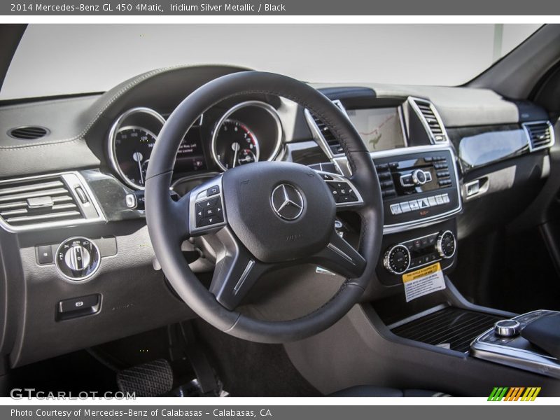 Iridium Silver Metallic / Black 2014 Mercedes-Benz GL 450 4Matic