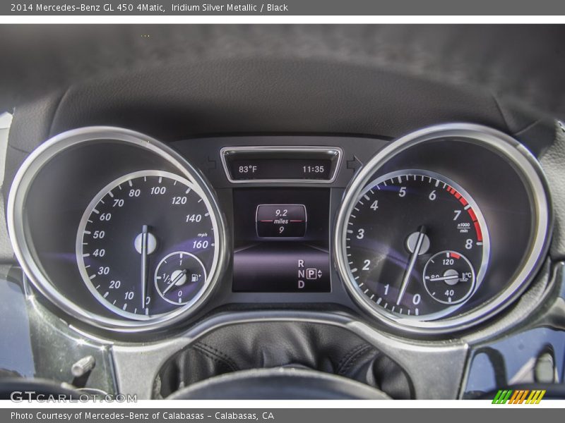 Iridium Silver Metallic / Black 2014 Mercedes-Benz GL 450 4Matic