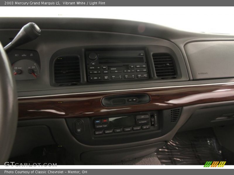 Vibrant White / Light Flint 2003 Mercury Grand Marquis LS