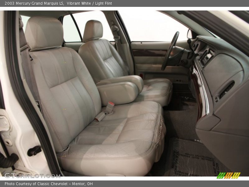 Vibrant White / Light Flint 2003 Mercury Grand Marquis LS