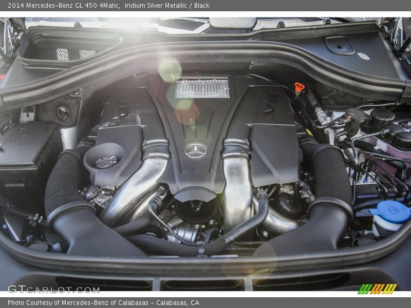 Iridium Silver Metallic / Black 2014 Mercedes-Benz GL 450 4Matic